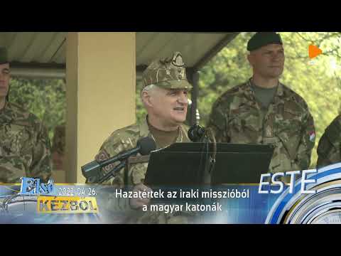 Hazatértek az iraki misszióból a magyar katonák