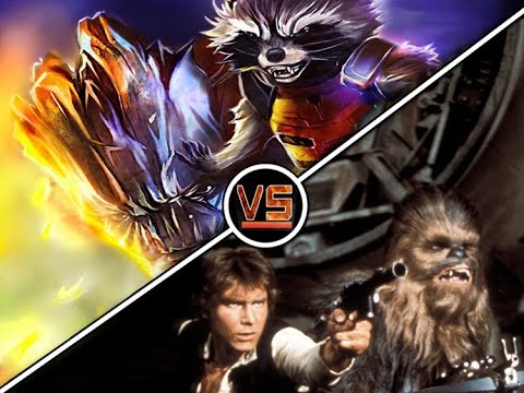 GeekTyrant VS - Han Solo and Chewbacca Vs. Rocket and Groot
