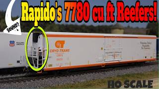 Rapido CryoTrans Reefer w/ SOUND?! HO Scale Lineage 7880 cu ft (Finally Here!)