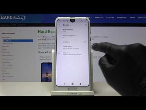 How to Change Screen Timeout on Sharp Aquos R2 - Manage Sleep Time