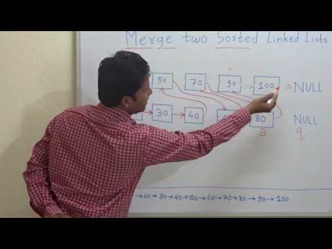 Merge two sorted Linked Lists to form a new Sorted Linked List