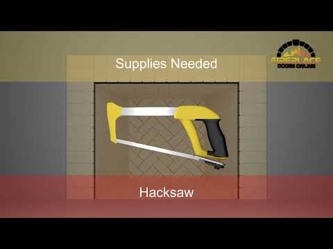 Straight Mesh Curtain Rod 32-58 Inches