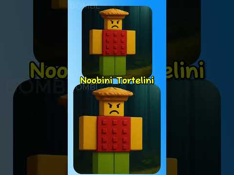 Italian Brainrot Noobini Tortelini Vs Reality Compound Words #shorts #brainrot