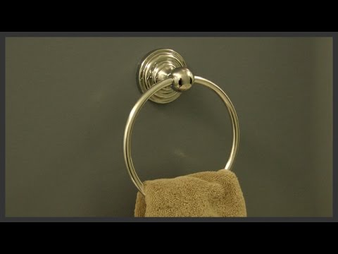Towel rings installation