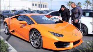 Parking my Lambo at a dealership, then trying to Buy it.