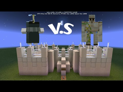 Mutant Evoker VS Mutant Iron Golem | MINECRAFT MOB BATTLE