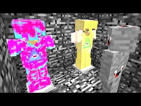 In diesem GEHEIMLAGER ist OP ILLUMINATI RÜSTUNG⚠️🔥.. Minecraft LUCKY BLOCK BEDWARS