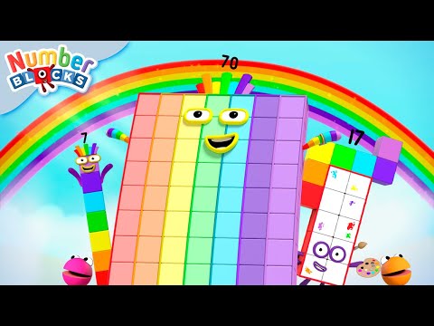 The Best Rainbows in Numberland! 🌈 | Counting for Kids | 12345 | @Numberblocks - Kingdom Kids Zone, Little Learners - Numberblocks