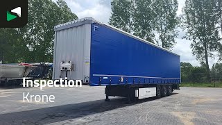 Sơ mi rơ mo&oacute;c th&ugrave;ng k&eacute;o r&egrave;m Krone SD Lift Axle Palletkist Anti Vandalism Sliding Roof | H&igrave;nh ảnh 4 - Autoline