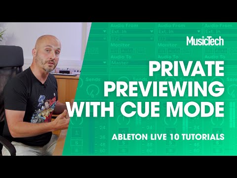 Ableton Live Tutorials: Private Previewing with Cue Mode