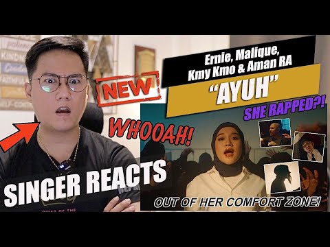 Malique, Kmy Kmo, Aman RA & Ernie Zakri - AYUH | Official Music Video | OST Polis Evo 3 | REACTION
