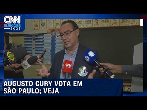 Acompanhe a votação de Augusto Cury em São Paulo | CNN ELEIÇÕES