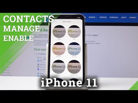 How to Add Photo to Contact in iPhone 11 - Personalize Contact Profile