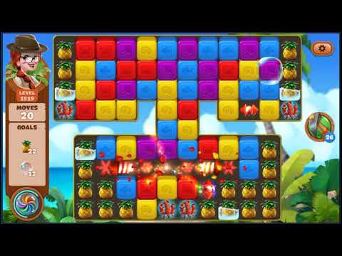 Lost Island Blast Adventure Level 1519 - NO BOOSTERS 🏝️ | SKILLGAMING ✔️