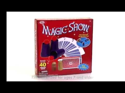 Ideal 40-Trick Magic Show Kit Free Shipping 