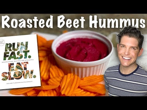How to Make Roasted Beet Hummus: Run Fast Eat Slow