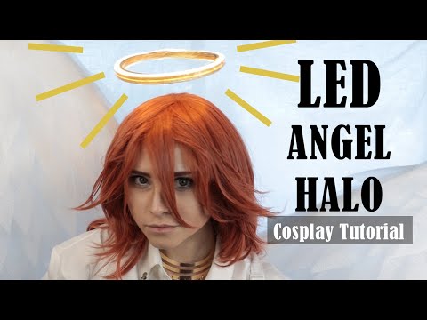 I made an LED Angel Halo