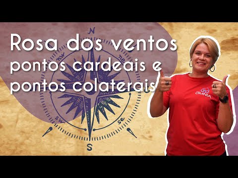 Compass rose, cardinal points and collateral points - Brasil Escola