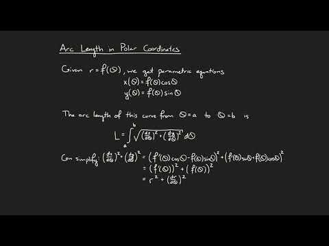 Arc Length in Polar Coordinates