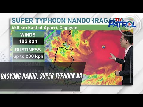 Bagyong Nando, super typhoon na | TV Patrol