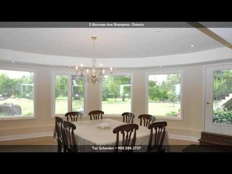 5 Bowman Ave, Brampton, Ontario - Virtual Tour