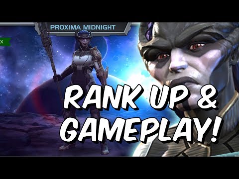 Proxima Midnight Rank Up, Abilities & Gameplay - Marvel Contest Of Champions