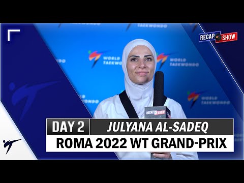 JULYANA AL-SADEQ POST FIGHTS INTERVIEW -  ROMA 2022 WT GRAND PRIX
