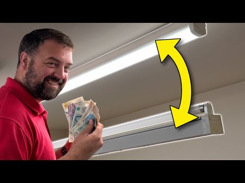 Install an LED Batten: Fluorescent Out, Savings In!