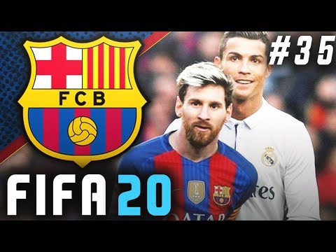 MESSI VS RONALDO IN THE CHAMPIONS LEAGUE!! - FIFA 20 Barcelona Career Mode EP35