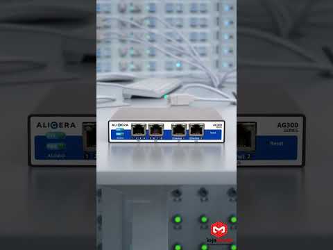 Video do produto Gateway VoIP Aligera AG308-O 8 Portas FXO SIP para Telefonia IP