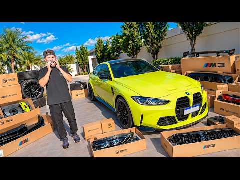 CHEGOU AS PEÇAS NOVAS DA BMW M3