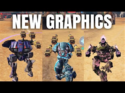 [WR] NEW Graphics for Leech, Pursuer, and Bulgasari / War Robots Remastered Test Server Gameplay