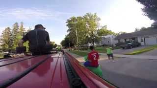 preview picture of video 'Brat Daze Parade 2014, Stacyville IA - FAST VERSION'