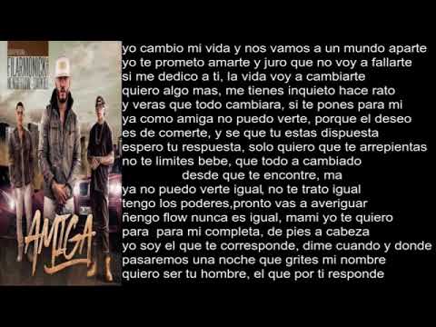 Filarmonick Ft Ñengo Flow y Darkiel Amiga Letra