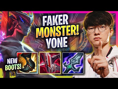 FAKER IS A MONSTER WITH YONE! *NEW BOOTS* - T1 Faker Plays Yone MID vs Sylas! | Season 2025