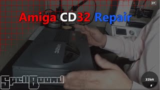Amiga CD32 Repair  (Capacitor Replacement)