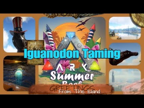ARK Survival Evolved Iguanodon Taming