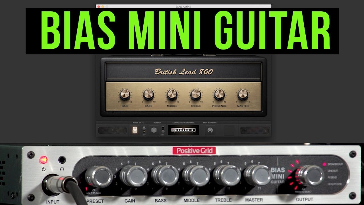BIAS Mini Guitar Demo with BIAS Amp 2 - YouTube