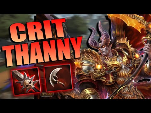 FULL CRIT THANATOS ONE LAST TIME BEFORE CRIT IS CHANGED! - Smite Masters Ranked Duel