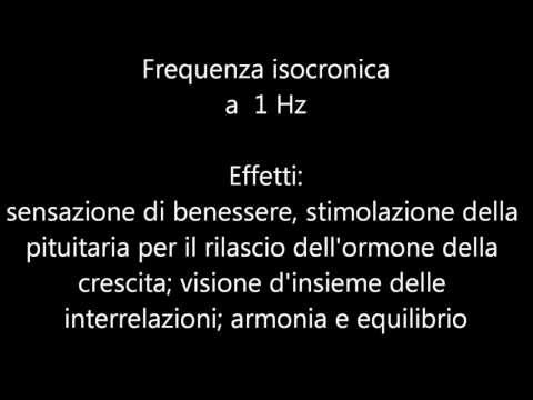 1 Hz isocronico - benessere, pituitaria, interrelazioni, armonia, equilibrio