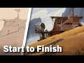 This Is How I Paint Concept Art From Scratch Digital Painting Tutorial