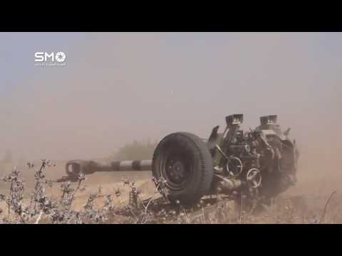 استهداف خلايا التطرف بالمدفعية من قبل الجبهة الجنوبية في سد سحم وحاجز العلان في ريف درعا