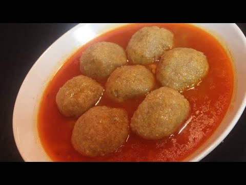 Bulgur kebbe with red sauce -Iraqifoodkitchen English