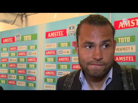 Warner Hahn na afloop van PEC Zwolle - FC Groningen