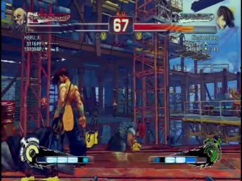 SSF4 AE 2012 Nicolastriplec (Yang) vs HERU_X (Gouken)