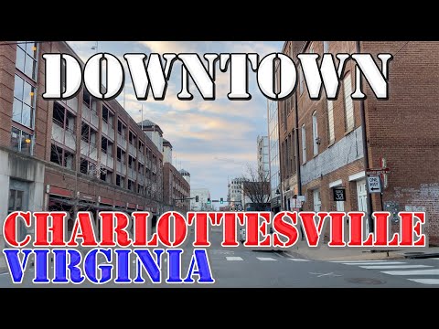 Charlottesville - Virginia - 4K Downtown Drive