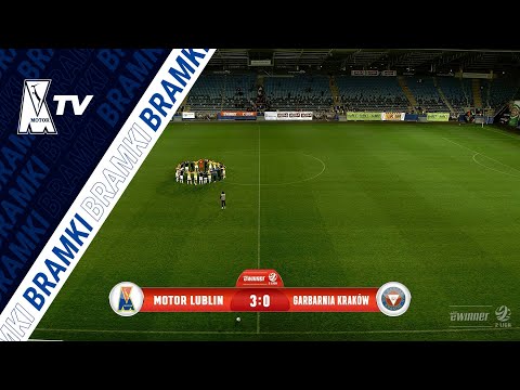 Bramki z meczu Motor Lublin - Garbarnia Kraków (18.09.2021)