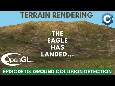 Ground Collision Detection // Terrain Rendering episode #10