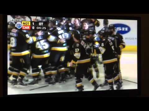 Nottingham Panthers winning the 2016 challenger cup final against the Cardiff Devils
