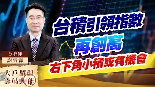 台積引領指數再創高 右下角小積或有機會 台積引領指數再創高 右下角小積或有機會